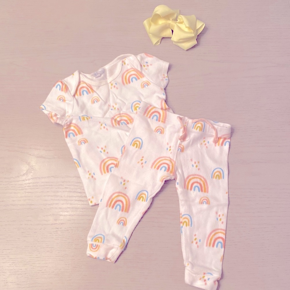 Rainbow nighttime two piece